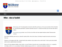 Tablet Screenshot of nizkov.cz